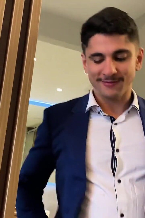 Brazilian Boy Toy Late for Work