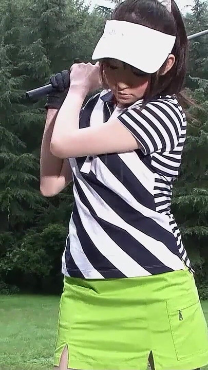 Iconic moment from "Little Japanese Teen seduce to Fuck by old Teacher at Golf Lesson"