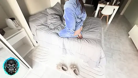 My Stepsister Shows Me Her New Pajamas