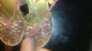 Skechers sandal cumshot