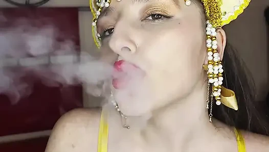 Two Princesses Mesmerize You with Their Sexy Bodies and Sticky Juicy Glossy Lipstick Kisses