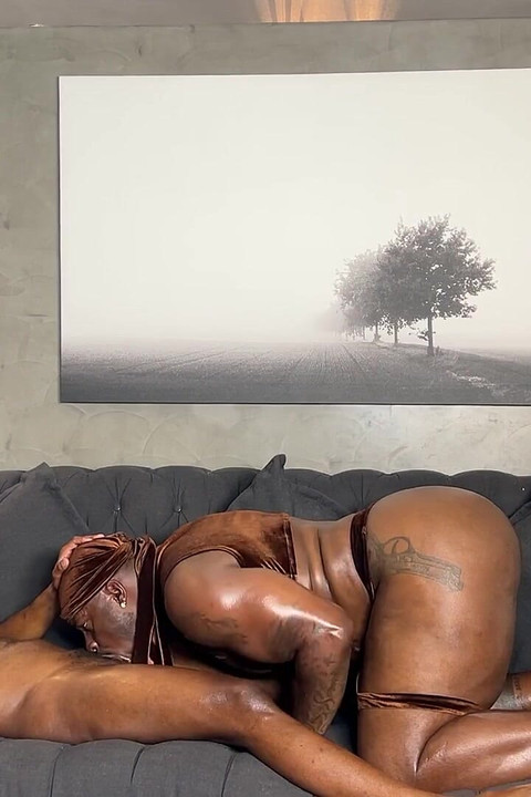Daddy Black Takes Monster Cock