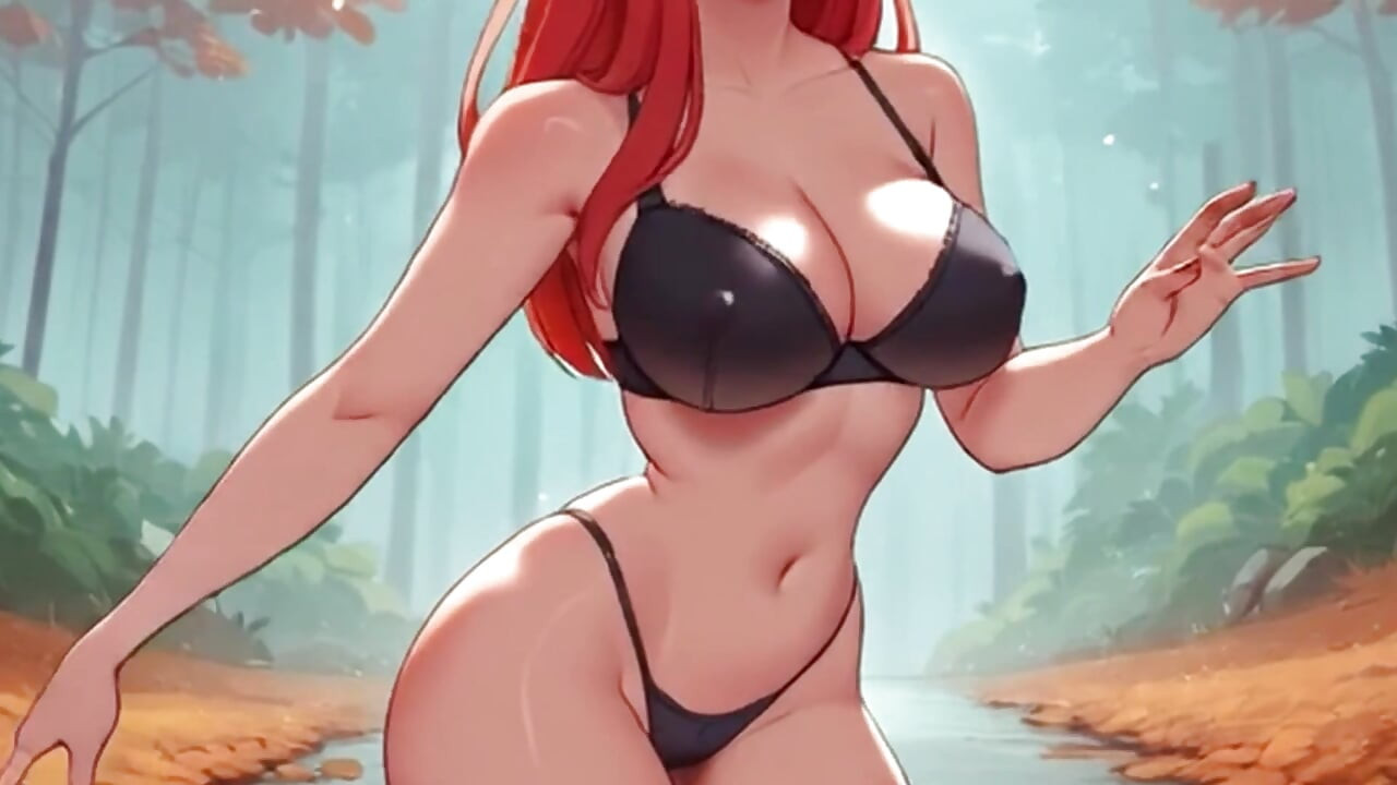 Isprobajte i plešete seksi odeću! Zadirkujuće velike sise i savršeno telo! Crtani