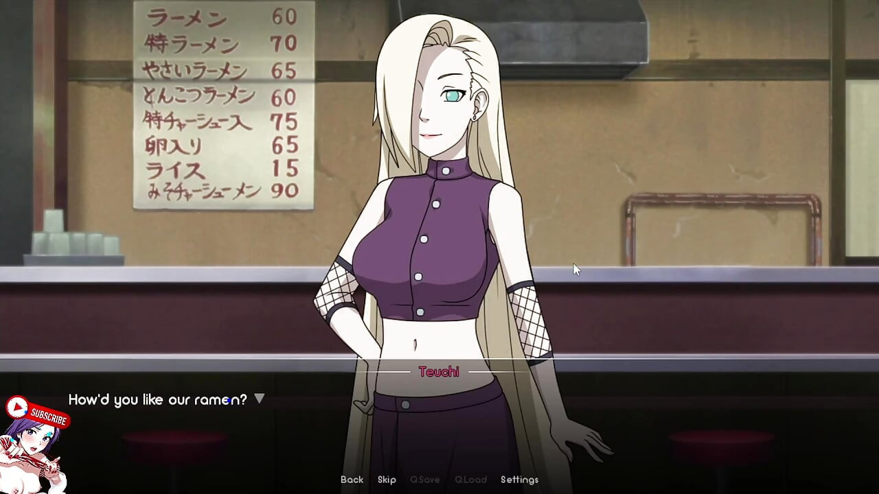 Ichiraku में Ramen को खाने के लिए INO के साथ Naruto की नियुक्ति