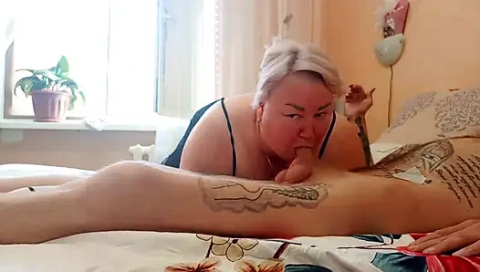 Komşu sakso ve mastürbasyondan boşalıyor