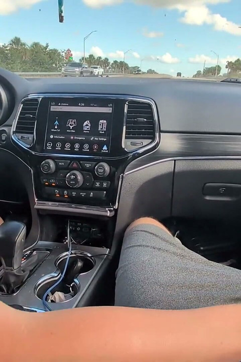 Cumshot All Over Car From Handjob