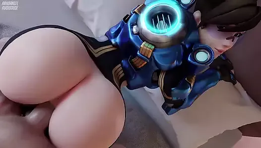 Tracer Pushing Her Ass On Your Cock (Sound Version)
