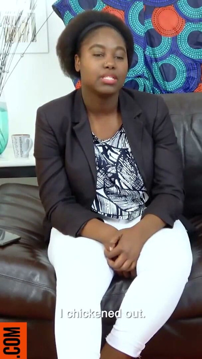 I ended up FACE FUCKING this BLACK amateur who walked in with her CV and her best dress | Clip 1