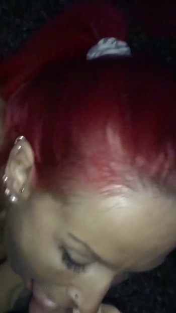 Stunning moment from "Real German Redhead Street Hooker Give Stranger Public Blow"