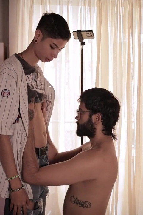 Hot Daddy Camilo Brown Slowly Sucking Skinny Twink Magic C Big Dick Swallowing His Cum
