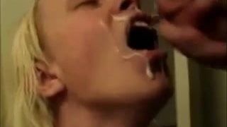 Compilation d&#39;éjacs faciales amateur