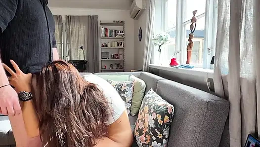 Amazing milf gets fucked hard and gets a huge creampie see it dripping out from her pussy.