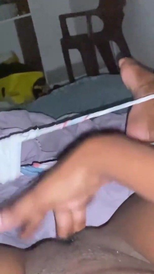 Neighbor sends me a video masturbating at the night when her husband is not home | Clip 2