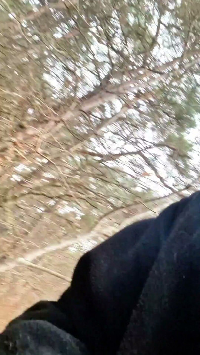 Look at how I jerk😍 off my cock at the Baltic Sea Outdoor | Clip 1