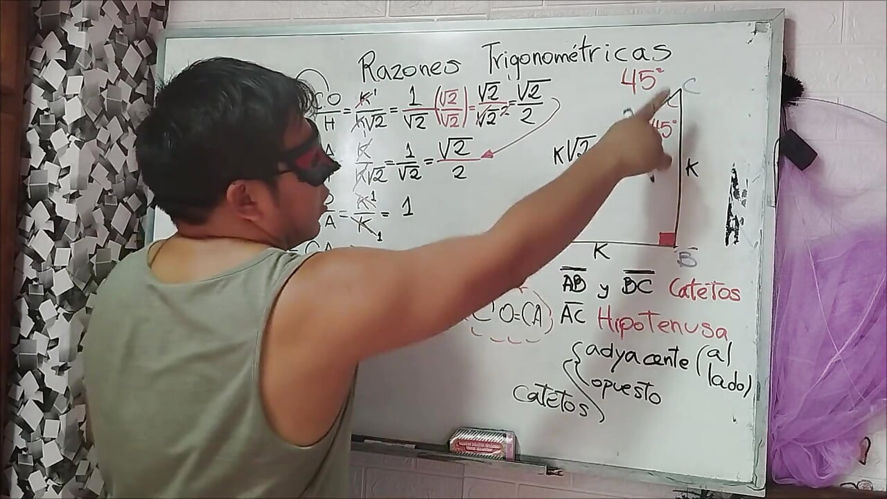 16 Trigonometry: 45 Angle - Trigonometric Ratios