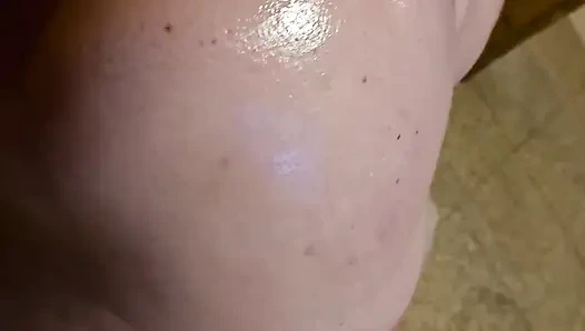 Sloppy Ass Bitch Oily Ass Big BtootyHole Plugged