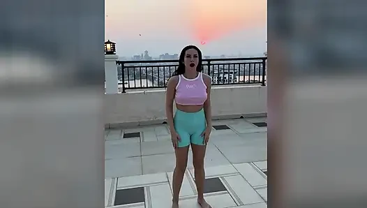 Boobs Flashing and Pee Through Shorts Outdoor