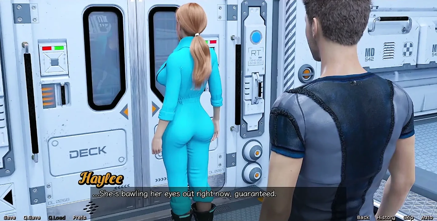 Stranded in Space - Choosing Between the Stepsisters Busty Red Head or the Beuatiful Busty Blonde Virgin