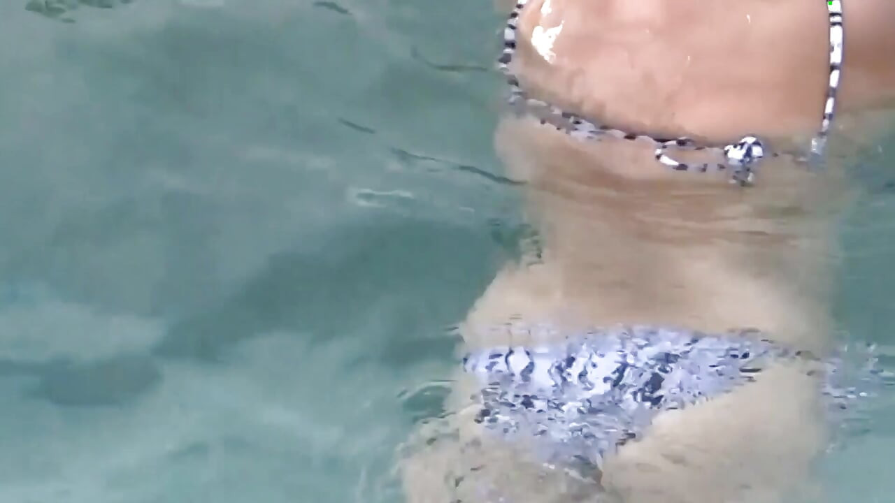 I Love Showing off on the Beach in a Bikini and Watching How I Make Cocks Hard, I'm a 58-year-old Ma