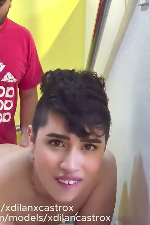 Cute Passive Gay Twink Gets Fucked Bareback by His stepsister's Boyfriend.