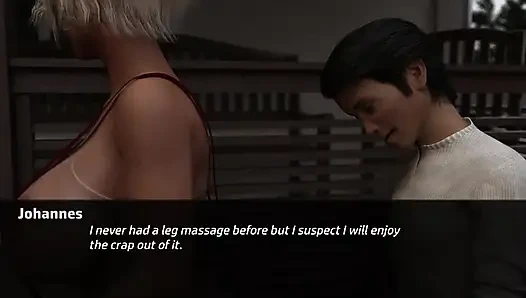 Orta yaşlı seksi kadın deresi #18 - Johannes Hanna'nın göğüslerini görünce sikildi