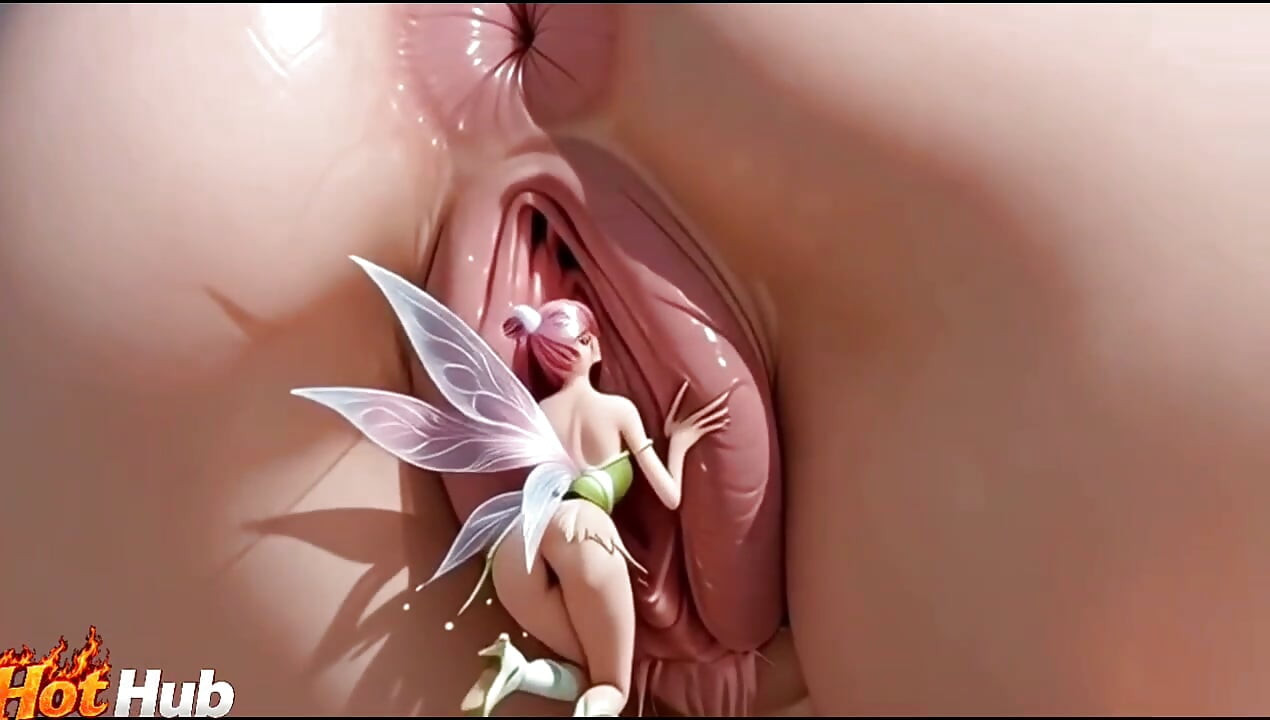 Little fairy tale going inside the giant pussy animated ai porn video