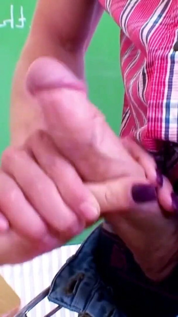 Powerful moment from "Big Dick Classmate seduce Virgin Teen to Fuck when Teacher away"
