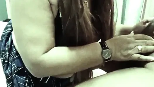 Lady of the church really knows how to suck cock