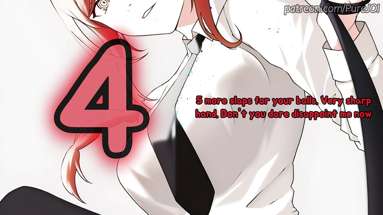 Endure Makima's degradation test to become her filthy puppy (CBT JOI)