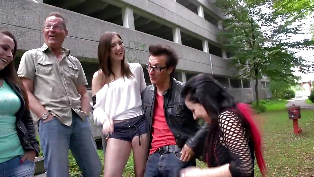 Mega Hard Orgy in Outdoor