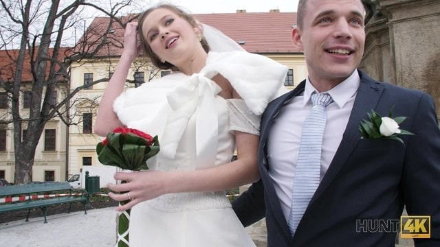 HUNT4K. Married couple decides to sell bride’s pussy for good