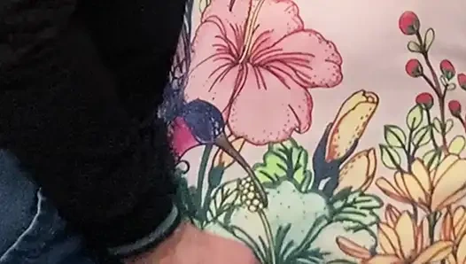 Tante mesum ini lagi asik fingering memeknya di kereta bawah tanah