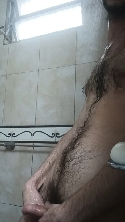 Cum in the Shower
