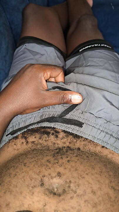 Late Night woke Up Feeling Horny And Started Teasing With M Hard Dick
