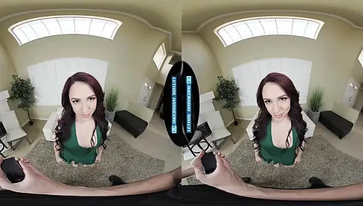 Ölümcül sert sanal gerçeklik - seksi latin güzel kıllı amından yüzüne fışkırtıyor