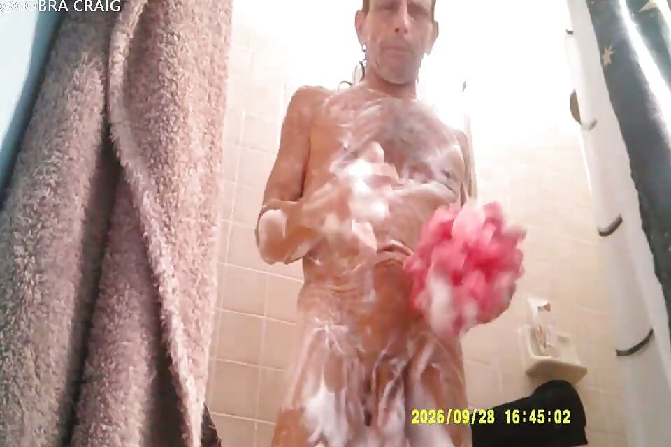 9-28-26 Shower Video in Space Can They Hear You Scream Lol Rear Calipers Done Wazz up.