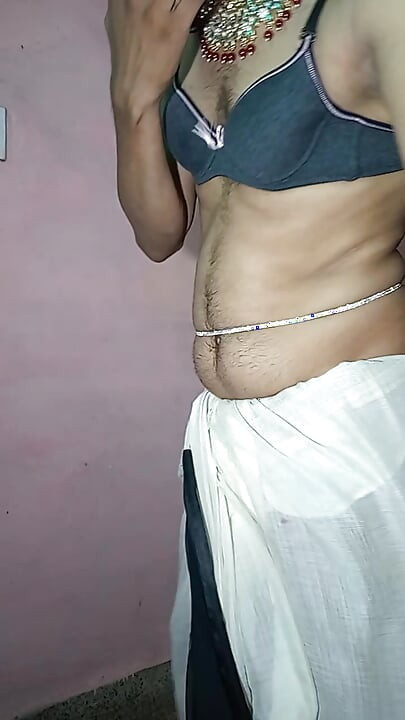 My hot stepmother sexy saree and stockings