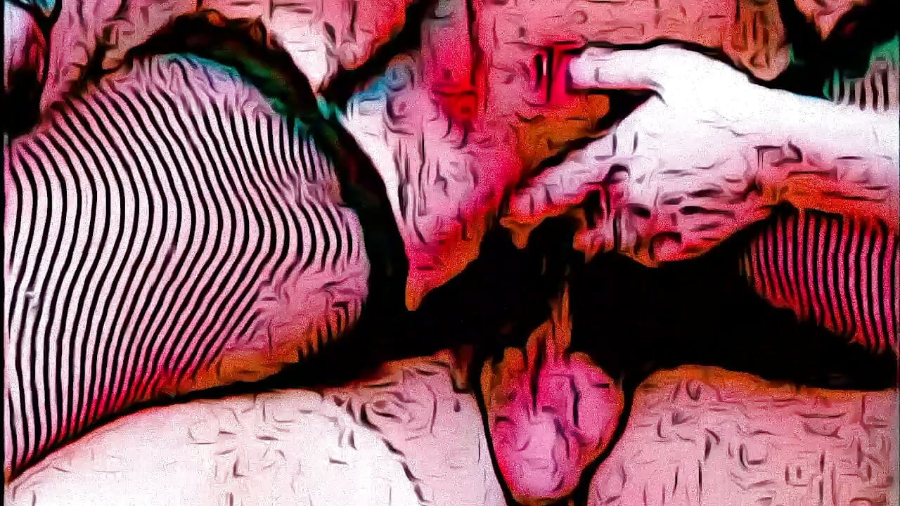 Porn-Art n.3 - Pop Art Orgy at home (AI-generated)