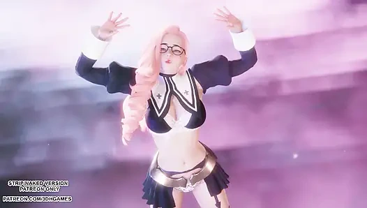 MMD Love It - Seraphine Sexy Kpop Dance League of Legends Hentai Uncensored 4K 60FPS