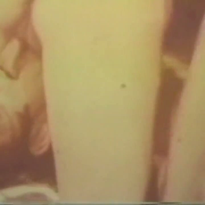 Classic threesome porn movie.