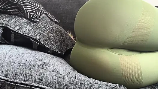 Girl Farting in Yoga Leggings