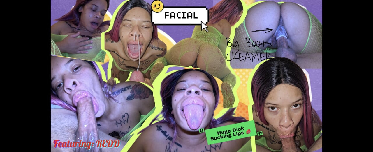 Lightskin Beauty Has a Round Ass and Huge Dick Sucking Lips