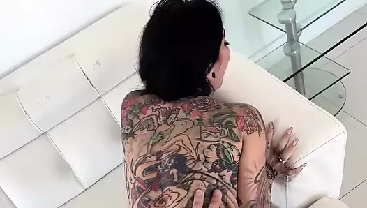 Joanna Angel came all the way to Miami to collab with me and I was so down! This petite tattoo chick can really take my big dick