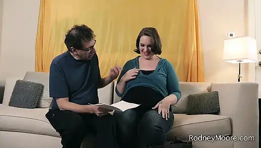 Cute preggo needs fucking and a facial