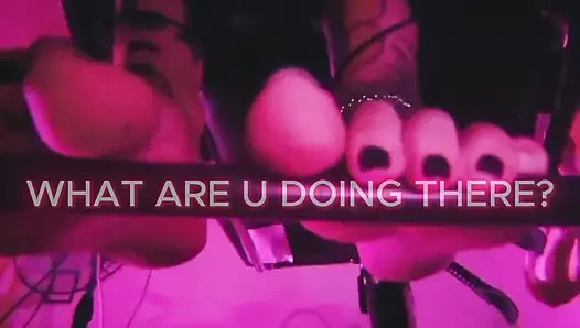 POV Human Furniture: stay still while I enjoy my music YOUR ITALIAN GODDESS