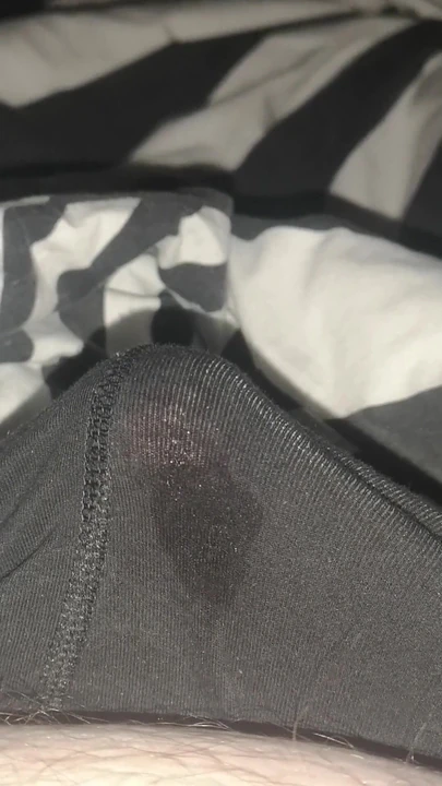 Powerful moment from "Edging my cock with my underwear"