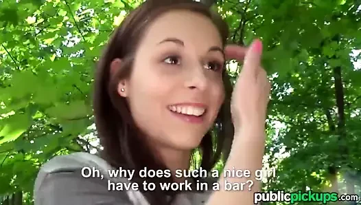 Mofos - Antonia Sainz  - Brunette Sucks Dick