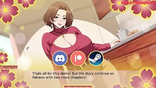 Sayaka My Naughty Milf Neighbor By Erebeta - Sexy Big Tits Stepmom Enjoying HOT SEX With Her New Neighbor