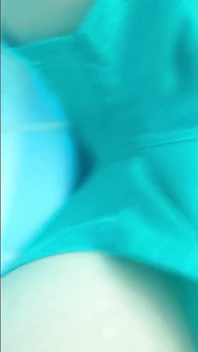 Pulling Cock of Swimtrunks in the Pool ( Cock and Feet Underwater )