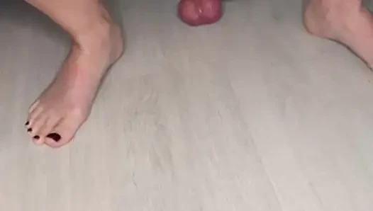 Quick ride to orgasm on my favourite dildo